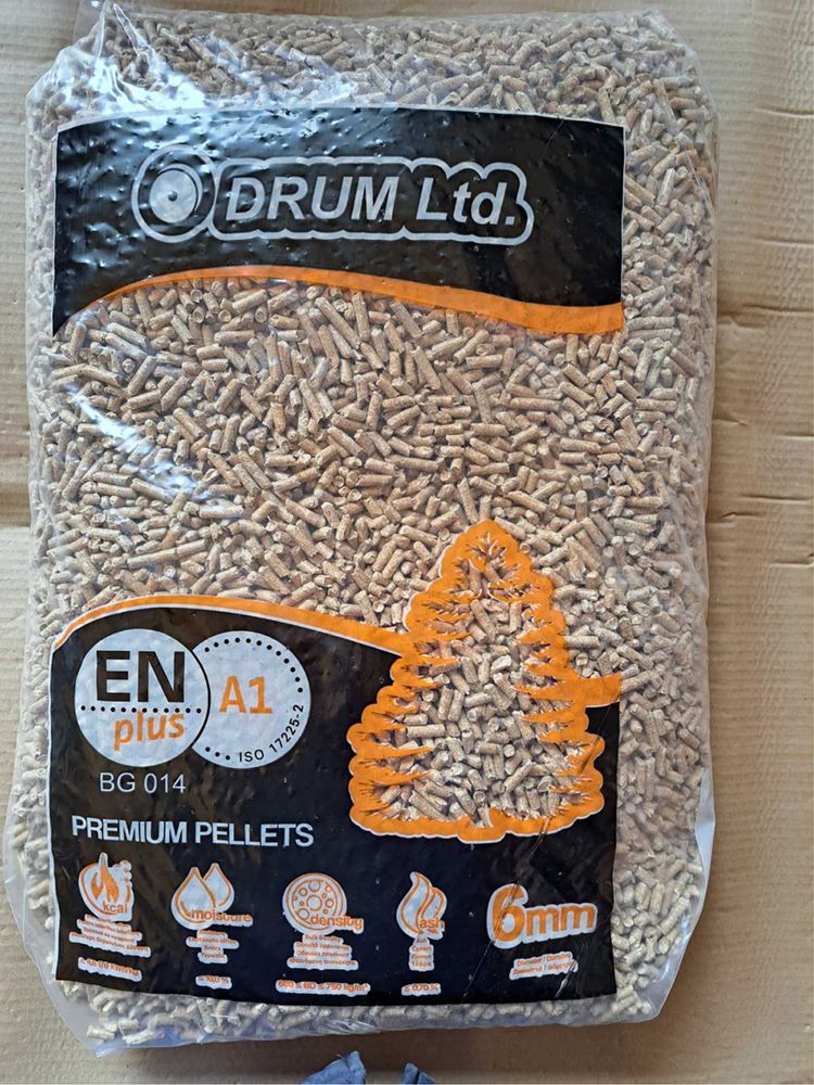 Иглолистни пелети DRUM/ДРЪМ А1