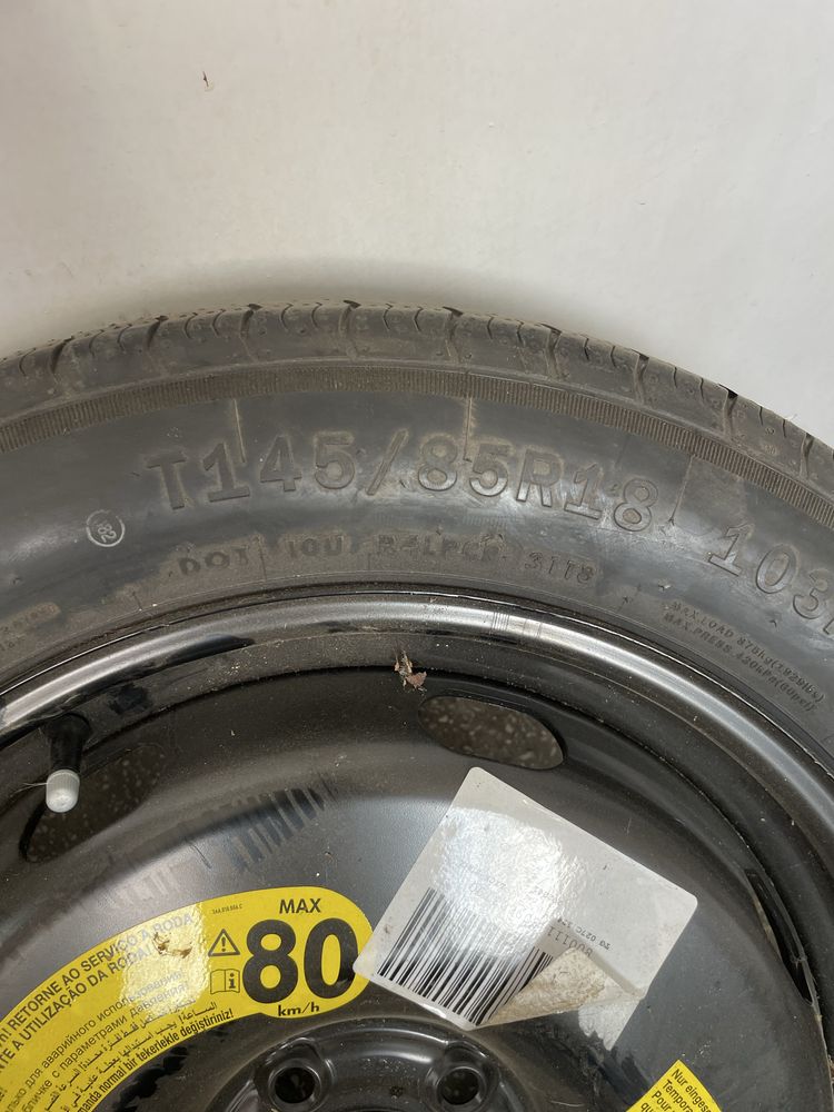 Roata rezerva slim  T155/70 R17. Golf’.,Passat, Skoda