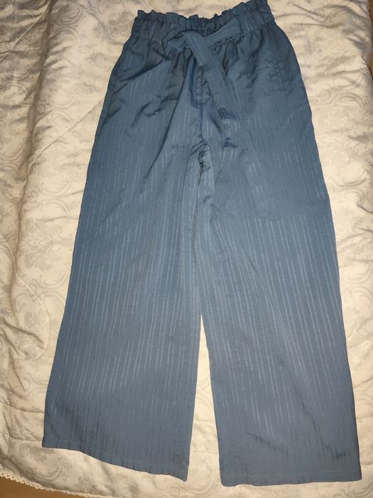 Син / сив / кафяв / зелен дълъг официален панталон