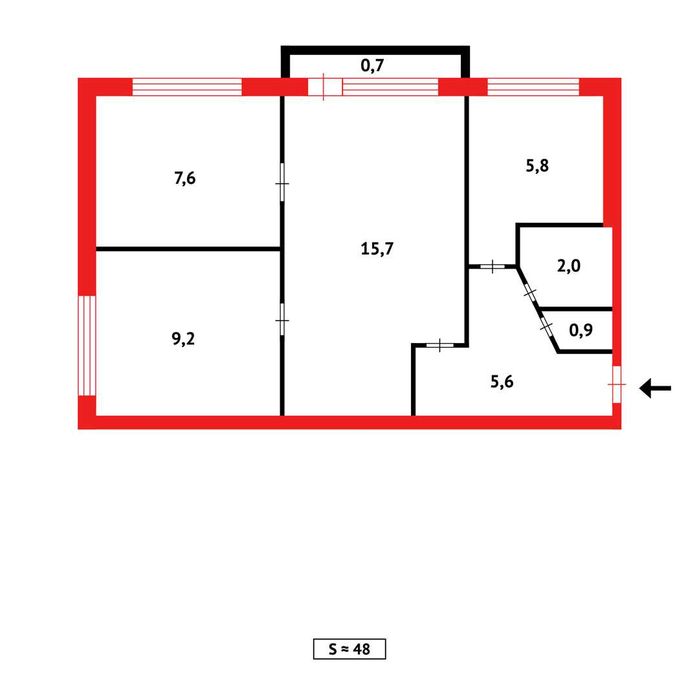 Продам 3 комнатную квартиру в 22 микрорайоне. Помогу оформить ипотеку