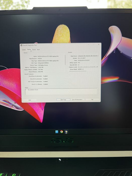 Laptop Gaming ASUS TUF F15 144Hz i7gen12-RTX4060-16gbRAM-512SSD