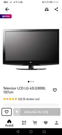 LCD LG cu diagonala 107 cm