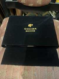 оригинална кутия хумидор за пури cohiba behike