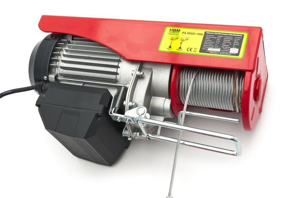 Palan electric 500kg 18m 230v hbm