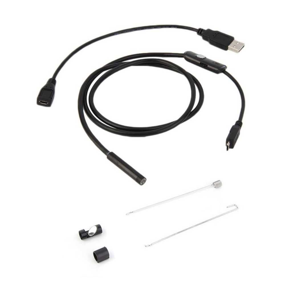 USB ендоскоп за телефон 2м/5.5мм + подарък преходник Type -C