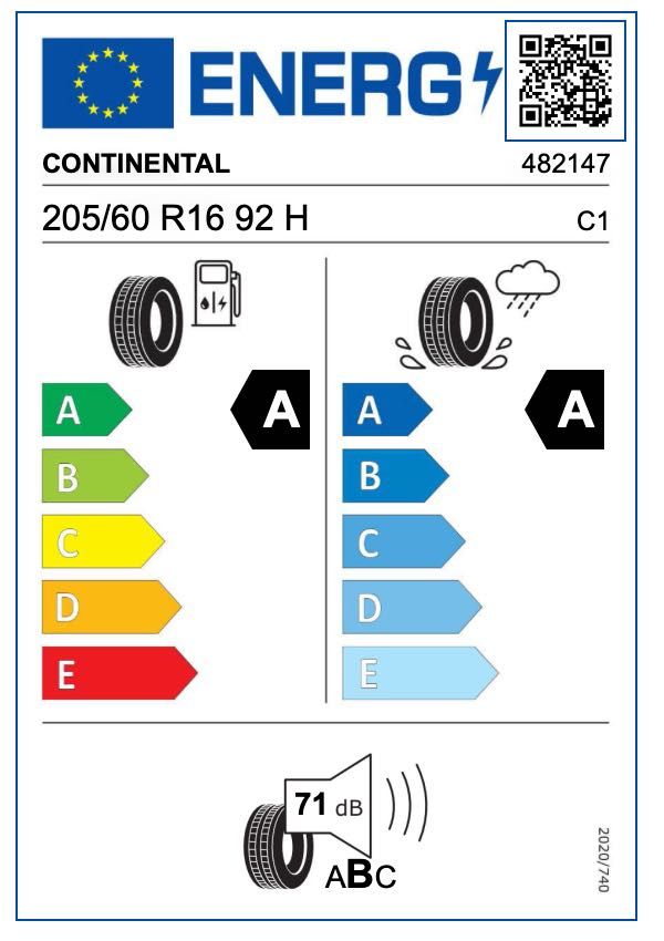 Continetal EcoContact 6 205 60 R16 2023