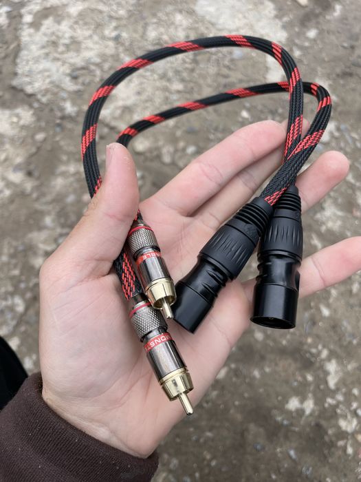 Качественные межблочные кабеля RCA XLR с наконечниками monster cable