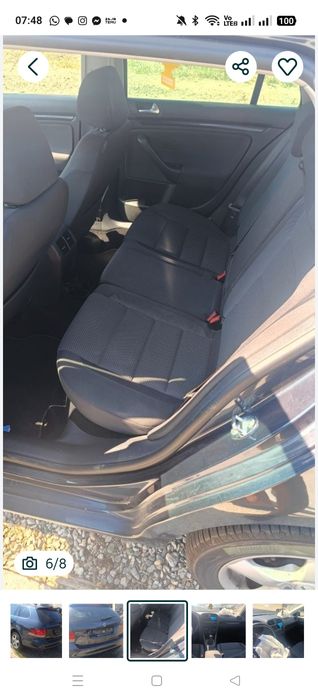 Piese motor punte jug volan ușa abs scaune kit pornire wv golf 6 1.6td