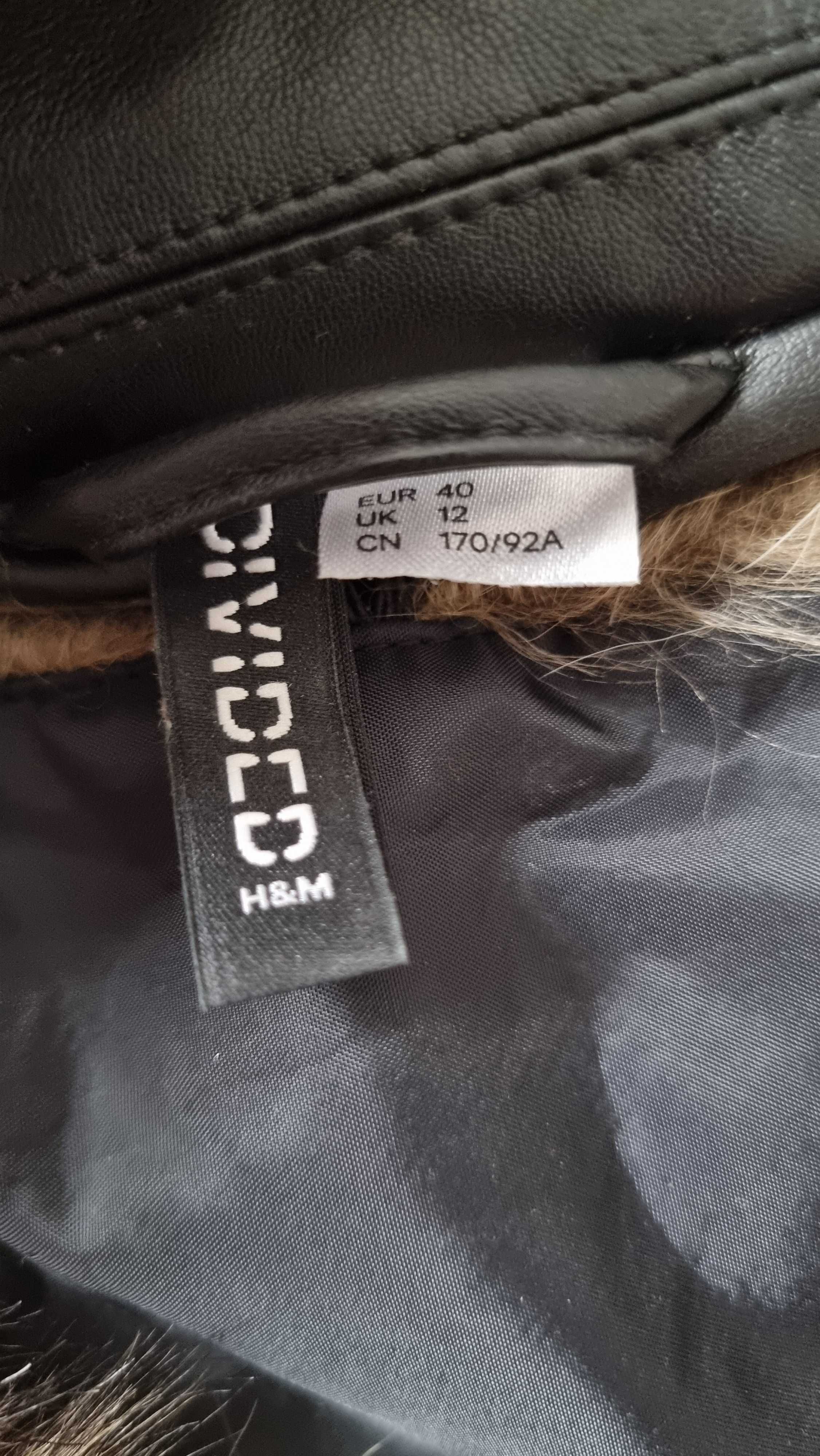 Кожено яке H&M с яka om eko koжа