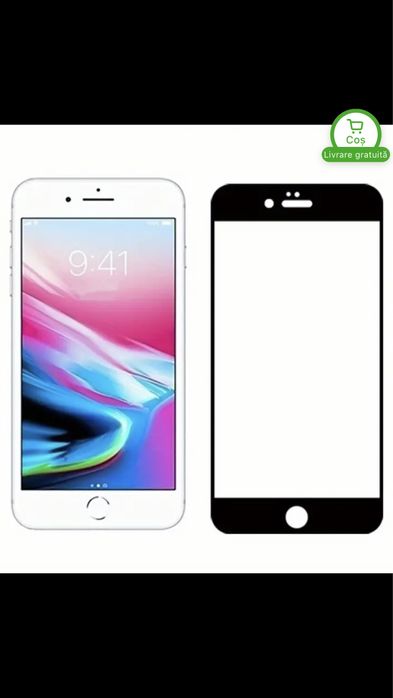 Protectie ecran din sticla temperata  Iphone 7/8 plus