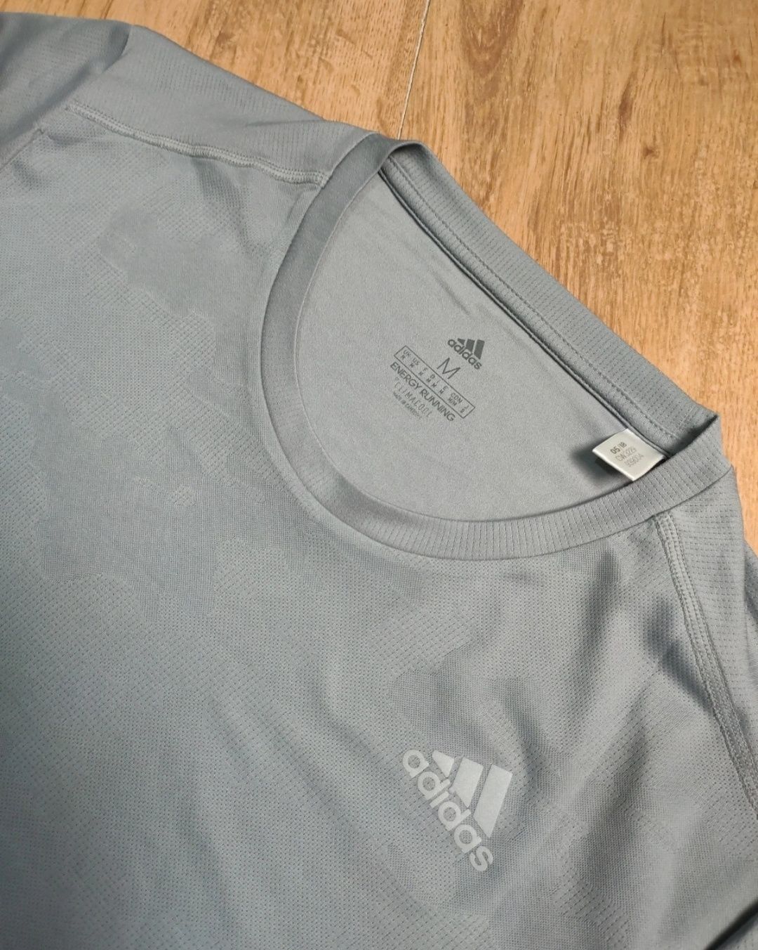 Tricou Adidas Running gri camuflaj mărimea M