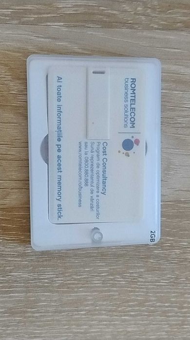Memorii USB tip card personalizate (Romtelecom)