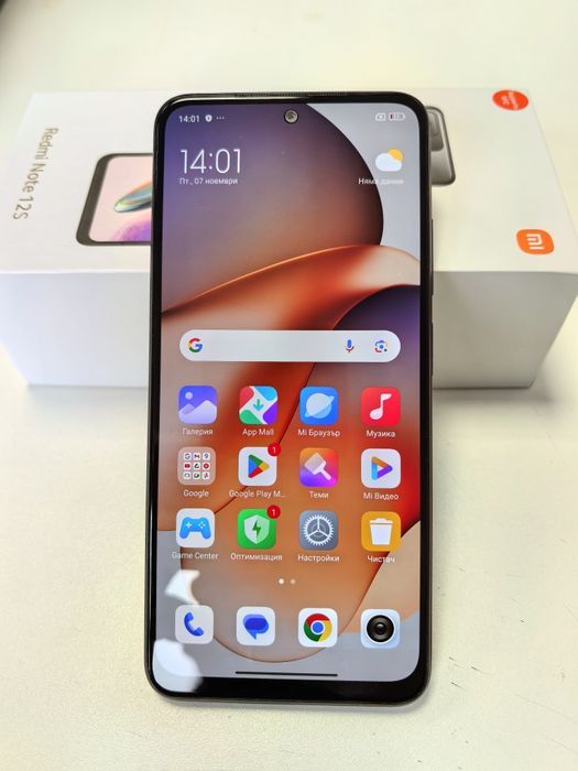 Xiaomi Redmi Note 12S, 8 RAM, 256 GB, Черен