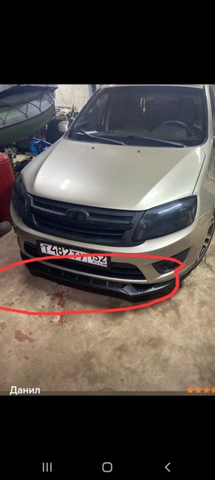 Лада гранта спорт пороги и губа