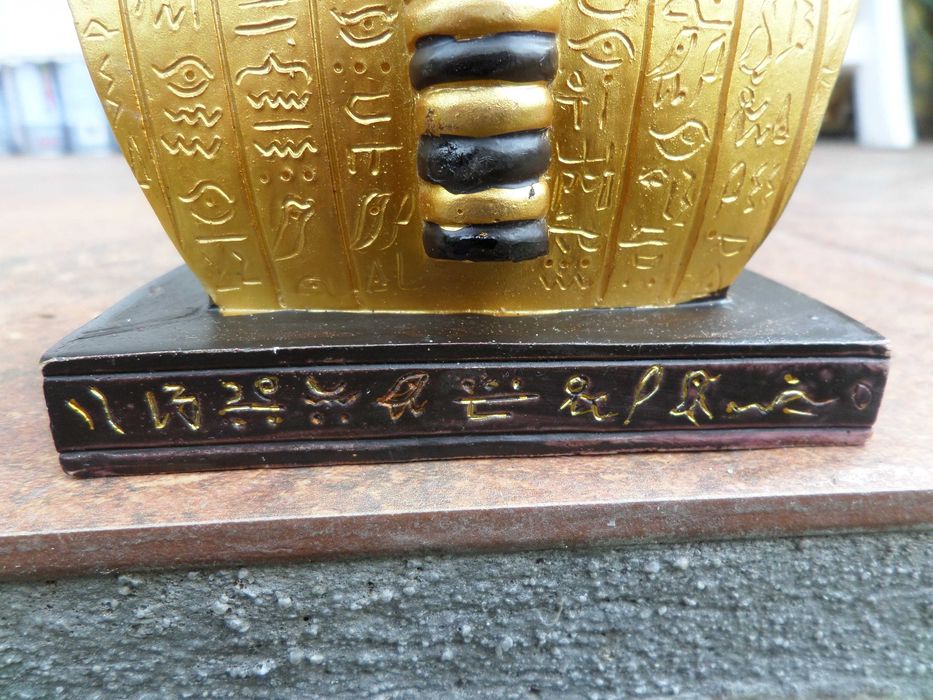 Arta egipteana Tutankhamon statueta Tutankamon masca