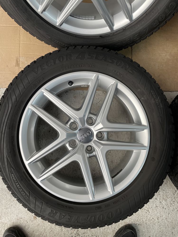Jante audi originale 225/55r17 Allseason DOT 2024 GoodYear