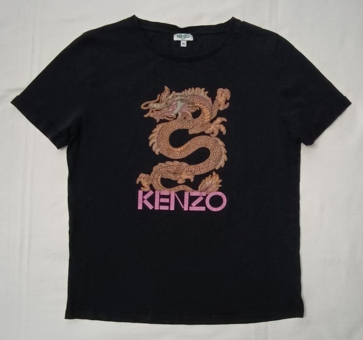 Kenzo Paris Tiger Shirt оригинална тениска M памучна фланелка