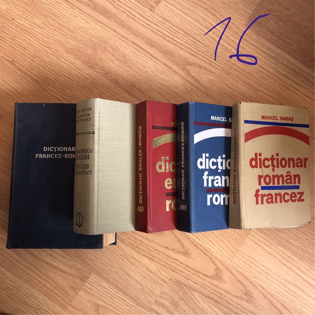 Dictionare carti vechi francez roman englez