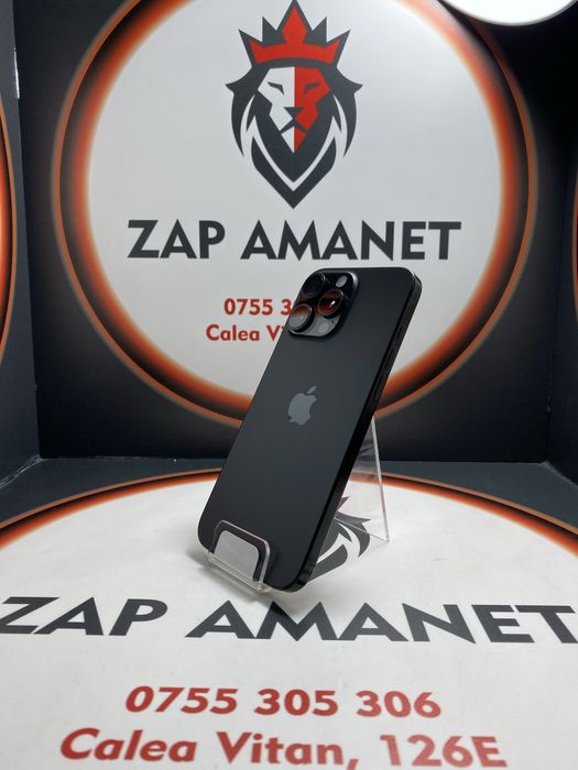 ZAP AMANET VITAN - iPhone 16 Pro Max - 256 GB - Neactivat - Black