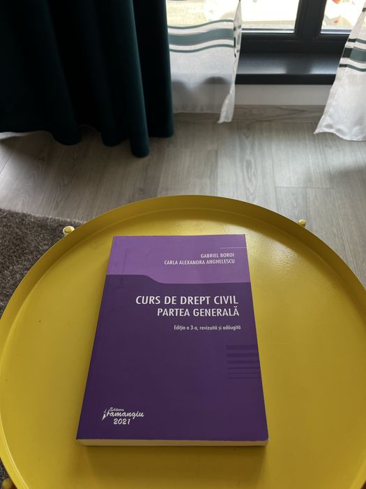 Curs de drept civil partea generala Gabriel Boroi-Edit. Hamangiu-Nouă