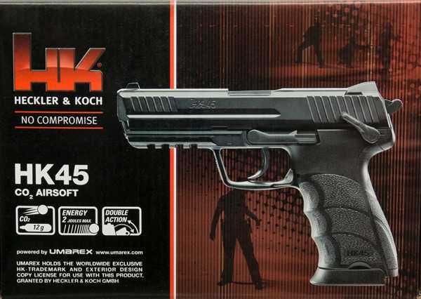 Pistol Heckler&Koch  HK45 Umarex CO2  2Joules airsoft