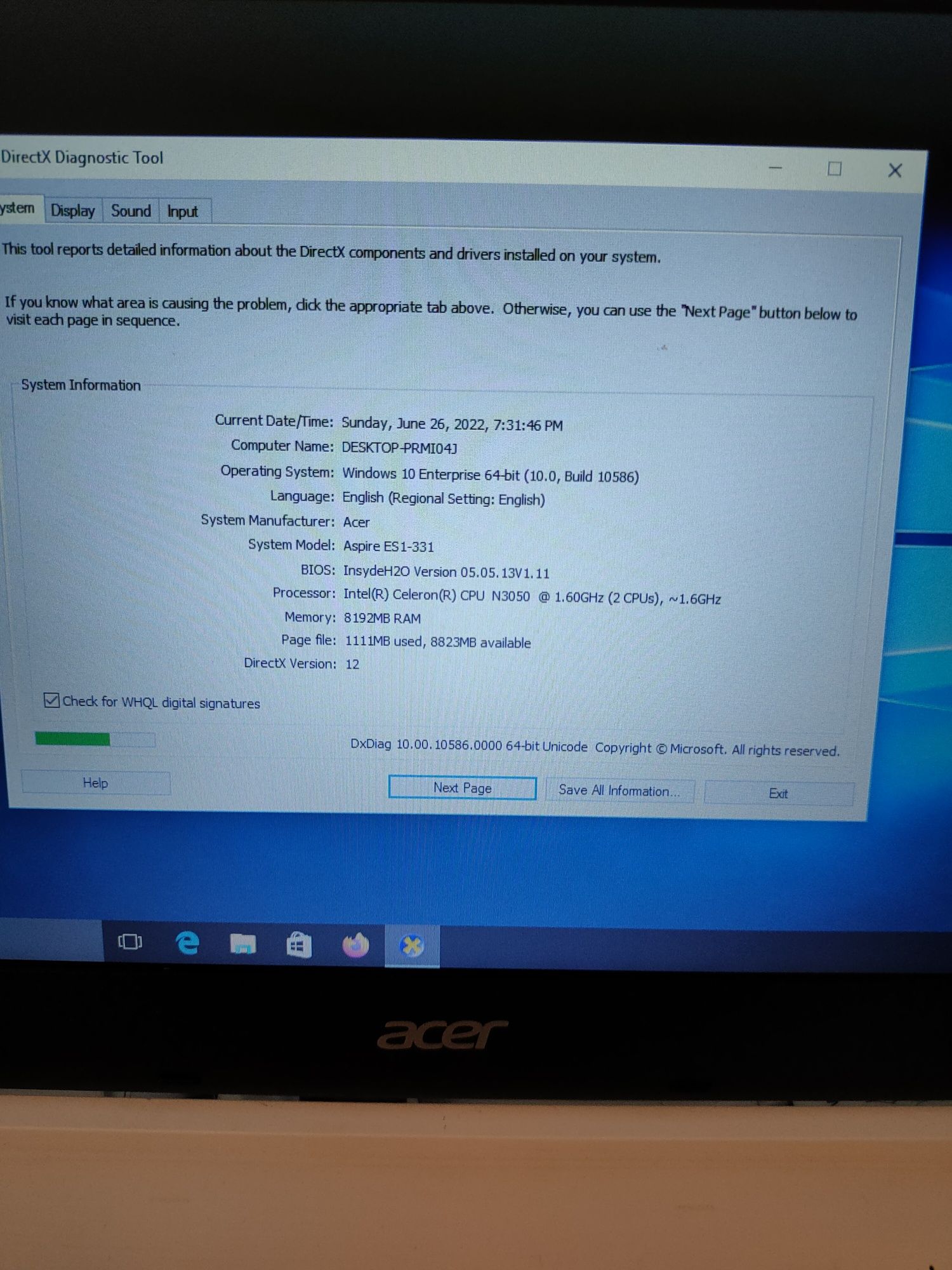 Acer Travelmate P214-53/ Es13 ES1-331Lenovo IdeaPad 1 14IGL7