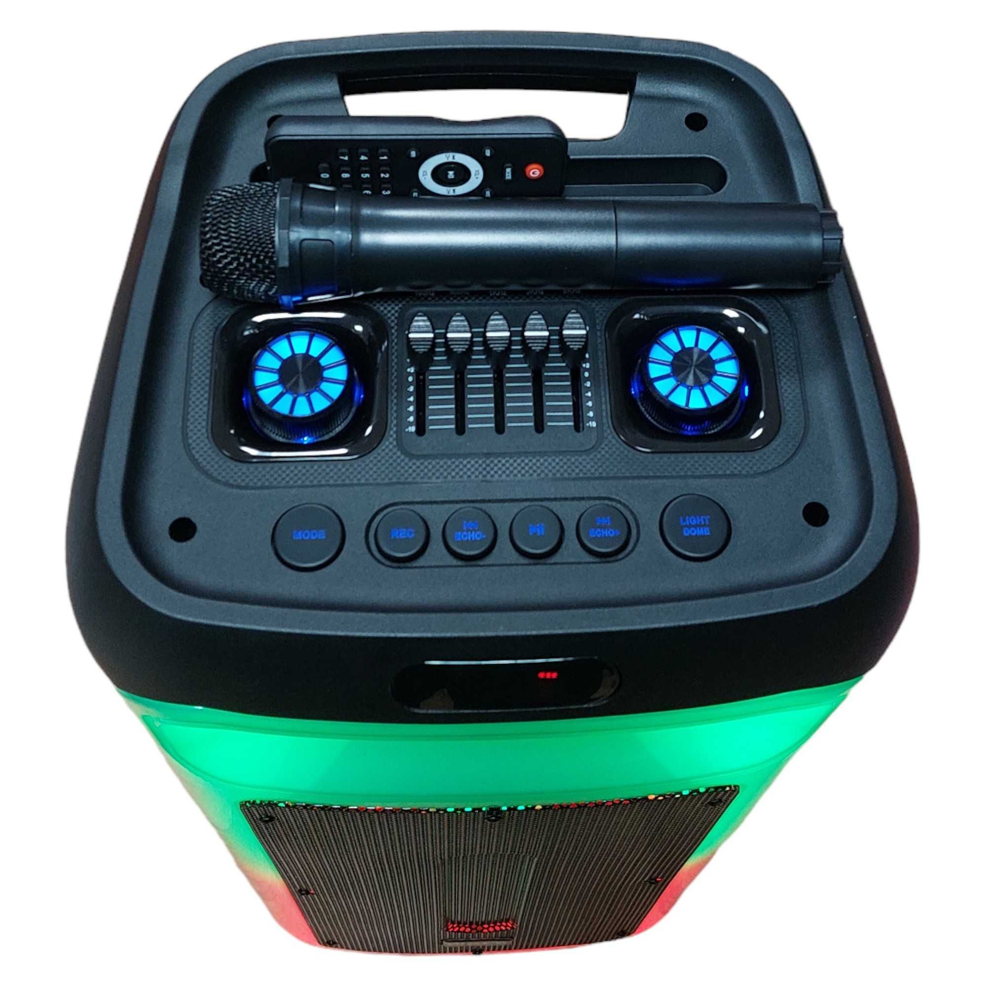 Преносима двойна караоке тонколона , DR-1028, bluetooth микрофон