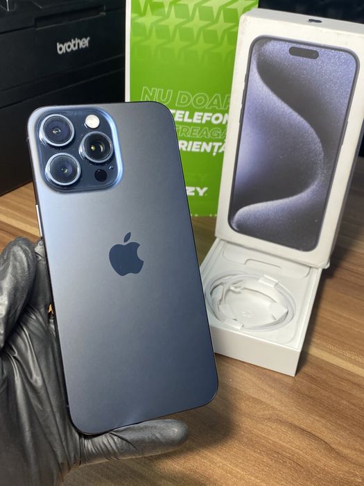 iPhone 15 Pro Max • 1 TB • Blue Titanium