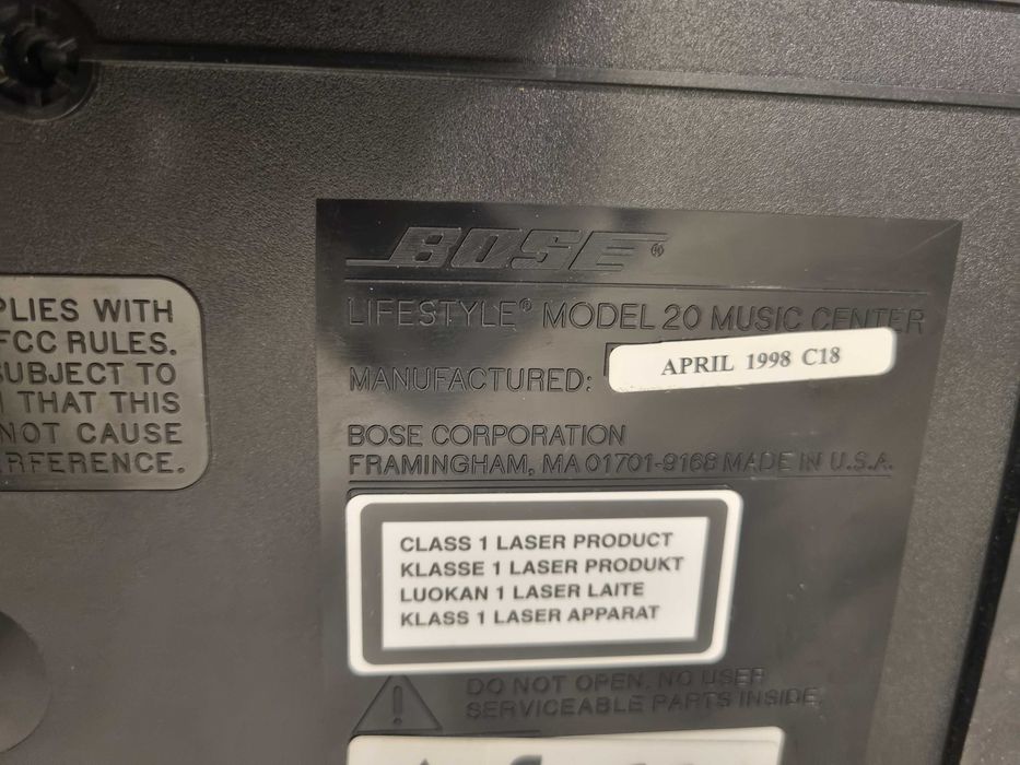 Sistem Bose Lifestyle music center 20 dezmembrez set vintage