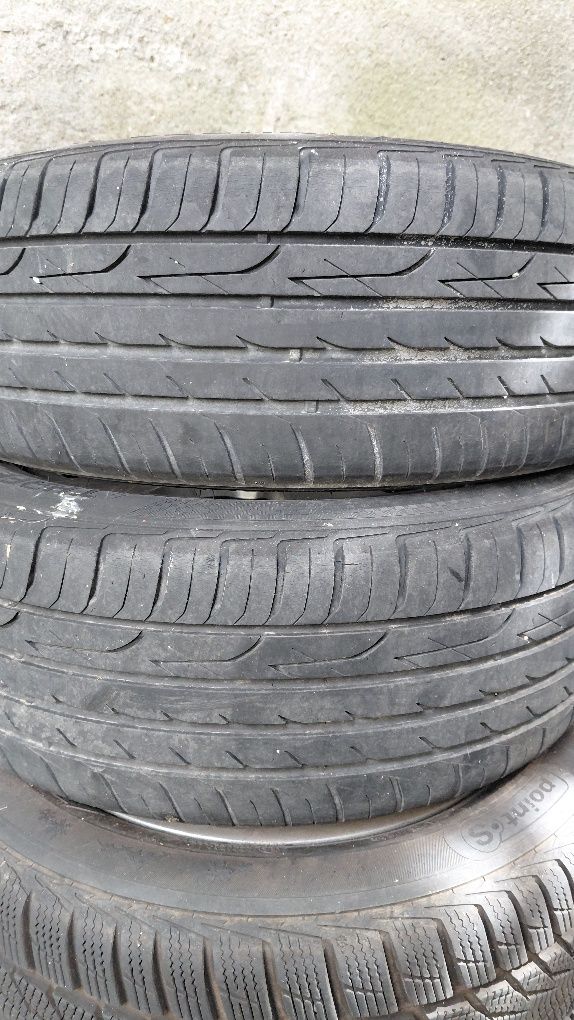 Продавам 4бр джанти с гуми за ауди и vw 5X112