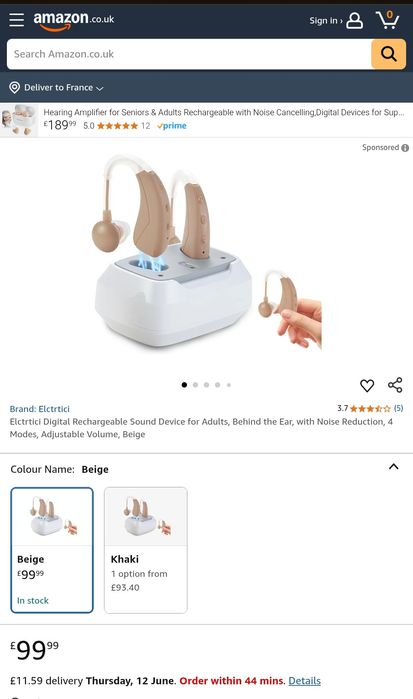 Aparat auditiv vhp-1021 reîncărcabil 50% reducere deficit auz vârstni