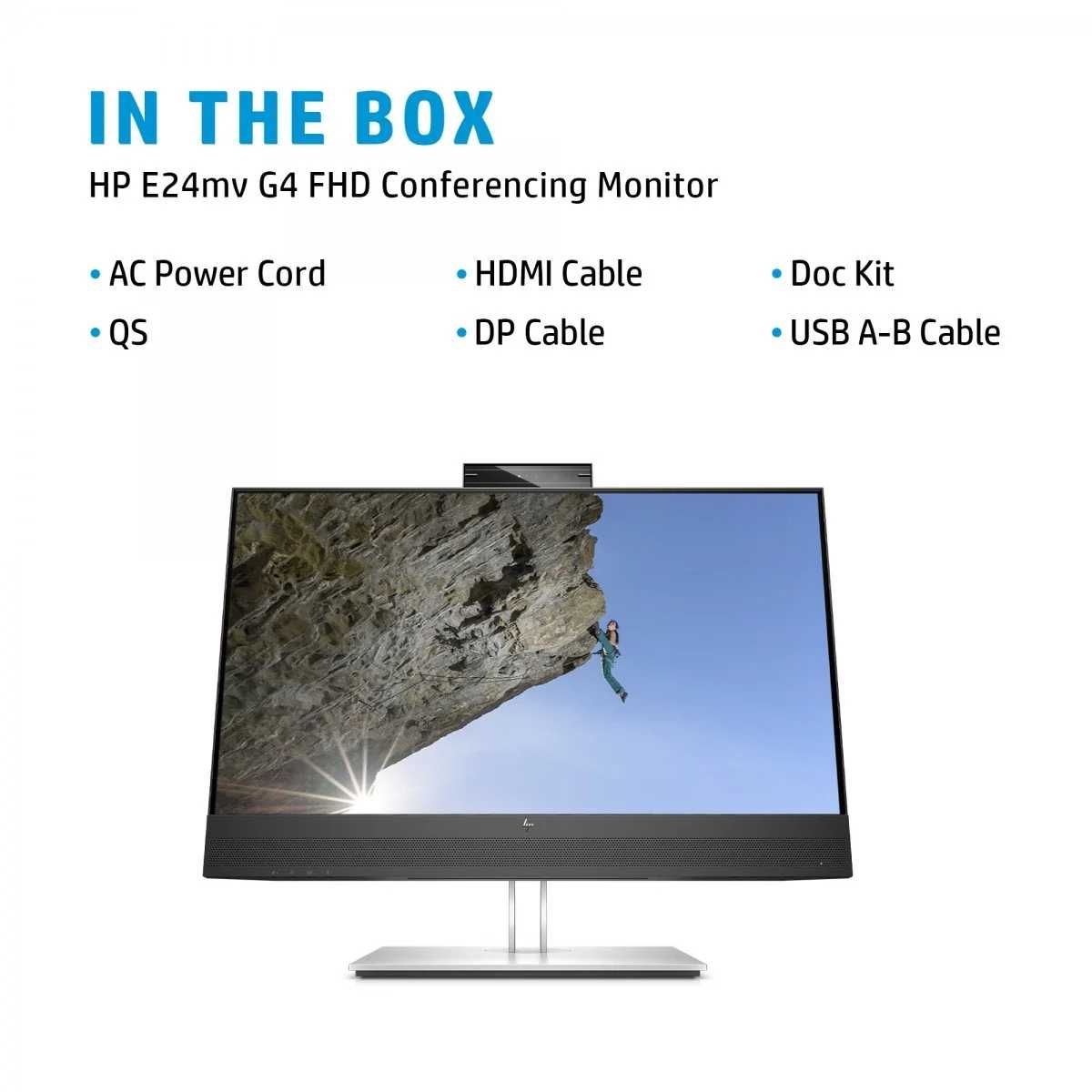 Монитор HP E24mv G4 1920x1080 с 12 месеца гаранция