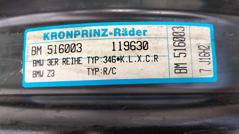 Jenti originaleBMV 7 j16 h2