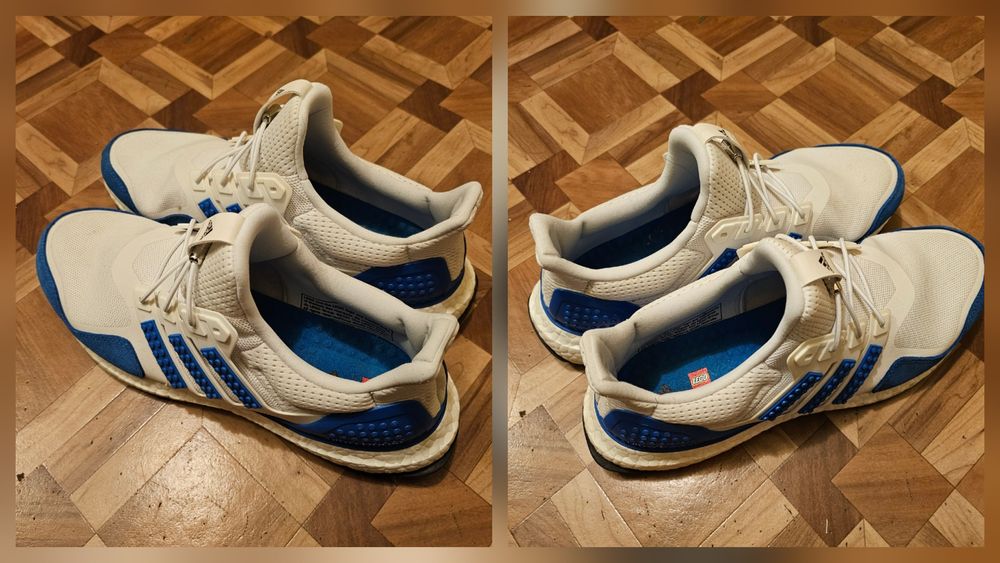 Adidas Ultraboost editia Lego 44 albastru/alb