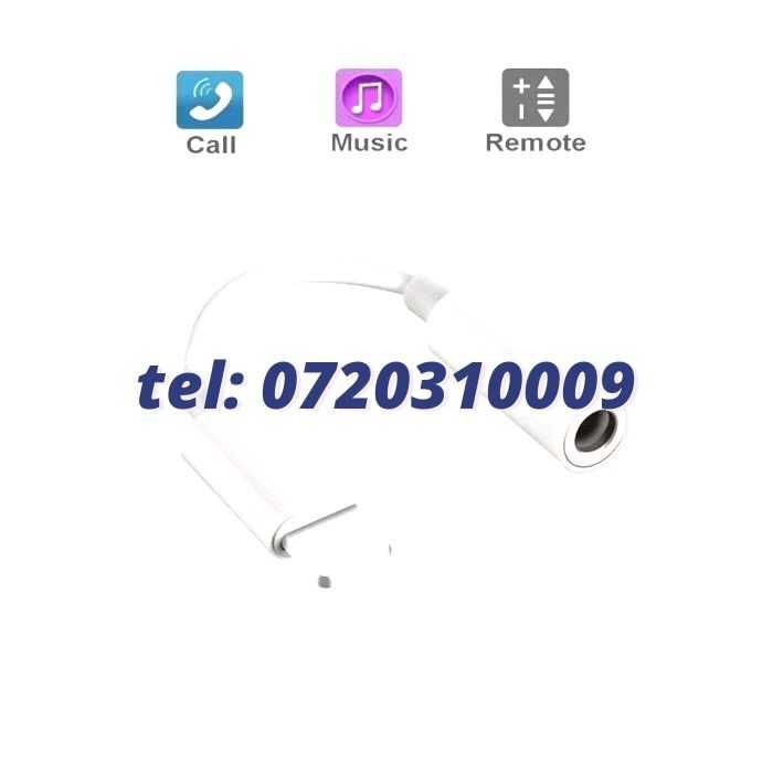 Adaptor Apple Pentru Jack 35mm De La Lightning