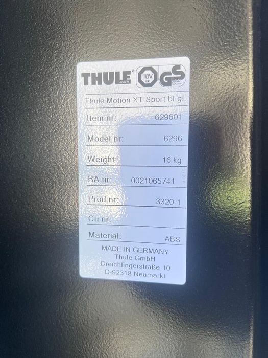 Thule Motion XT Sport Black
