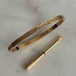 Bratara Love Bracelet Slim cu Cristale Aplicate