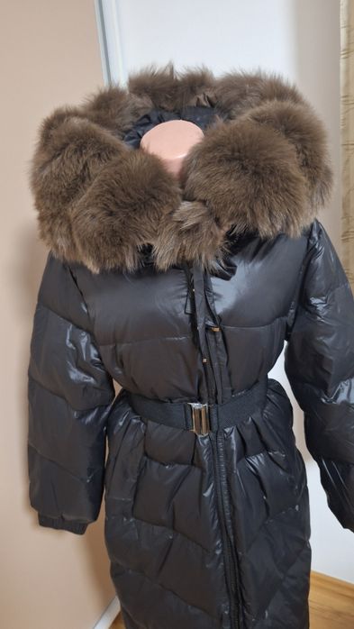 Vand geaca cu blana naturala  vulpe