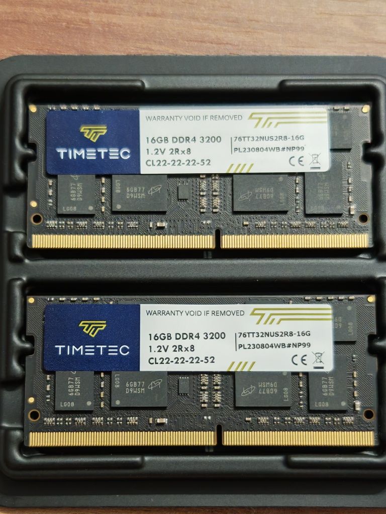 SODIMM Ram Timetec DDR4 32gb (2x16) 3200MHz