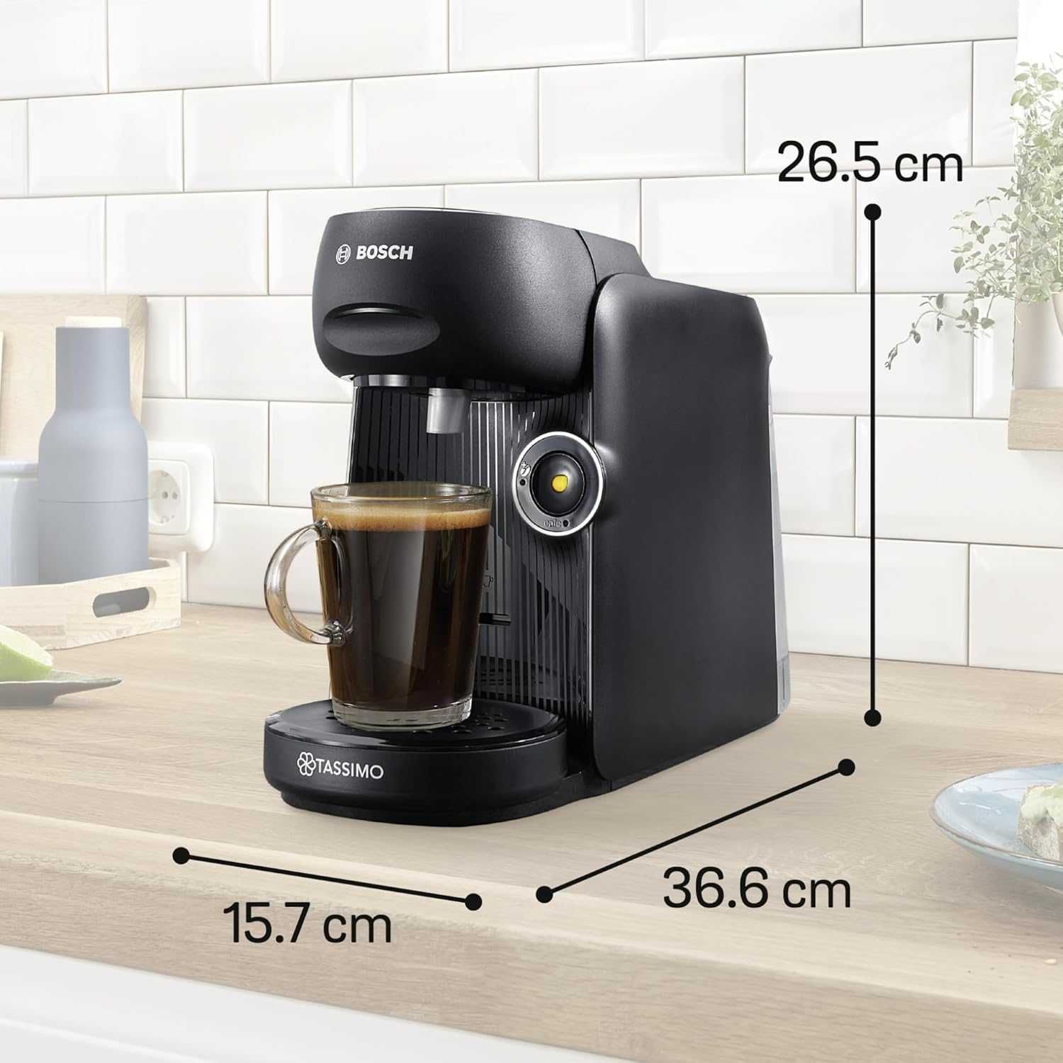 Кафемашина за капсули Bosch Tassimo finesse friendly TAS162E, 1400W