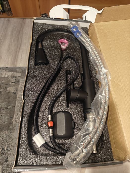 Baterie bucătărie neagra