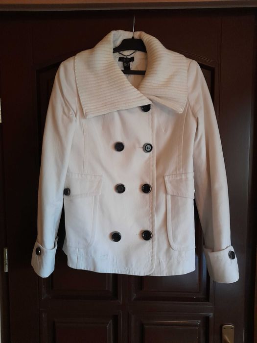 Haina scurta dama, alba material bumbac 100 %, captuseala matlasata S