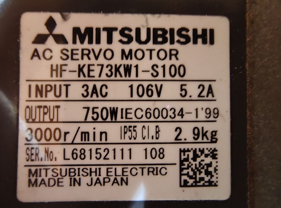 Mitsubishi AC Servo Motor