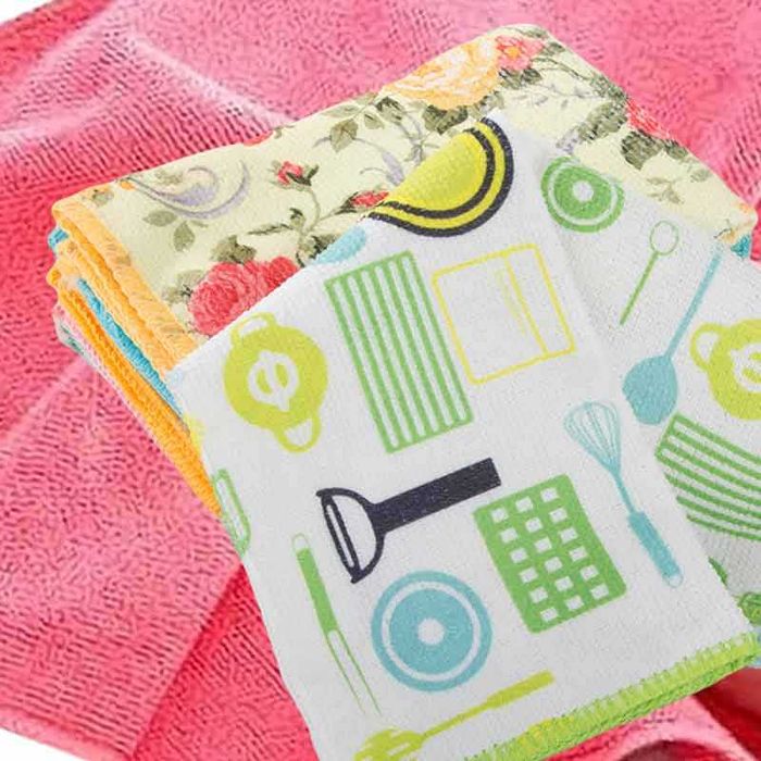 Комплект от 6 бр микрофибърни кърпи за почистване