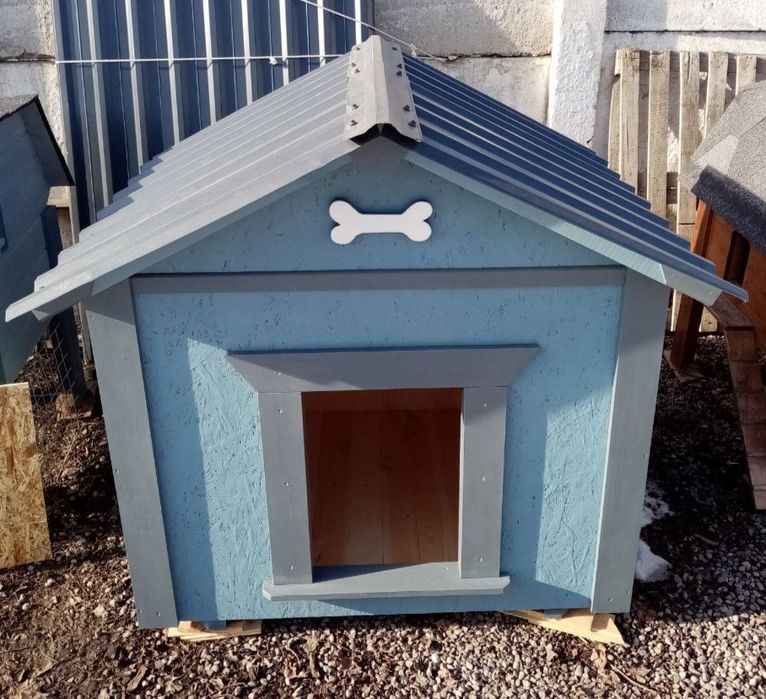 Будка классика для собаки. Лаконичный дизайн.