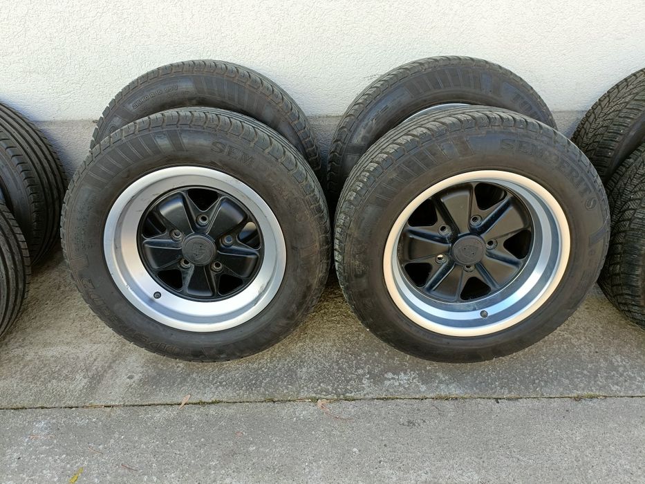 Jante Porsche maxilite 15" 5x130 8j/9j plus Anvelope