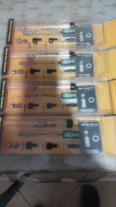 Set 4 swingere solsr titanium + 4greutati de 30g+ 4 cap wite nite glow