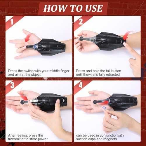 Нов Супергеройски Лансер Изстрелваща Мрежа за Косплей и Игри Деца