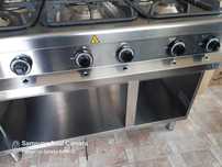 Masina de gatit profesionala inox alimentar 6 arzatoare, baza deschisa