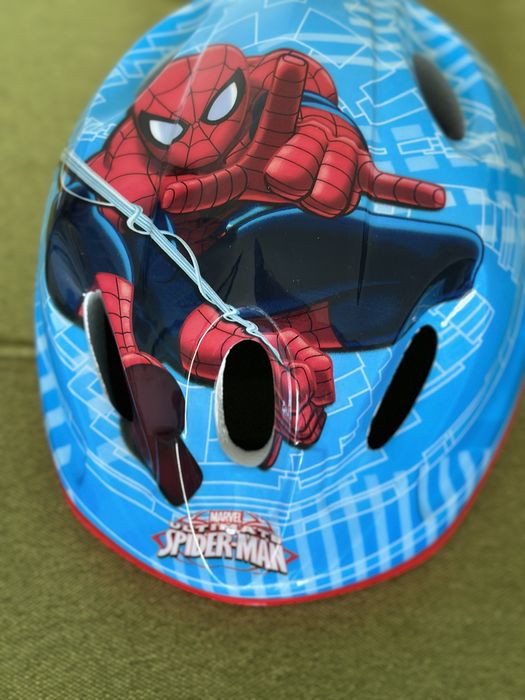 Casca de protectie SpiderMan, 3-6 ani, 52-56 cm